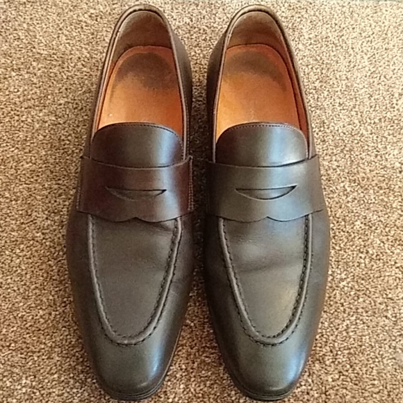 Santoni Gavin Apron Toe Penny Loafer 